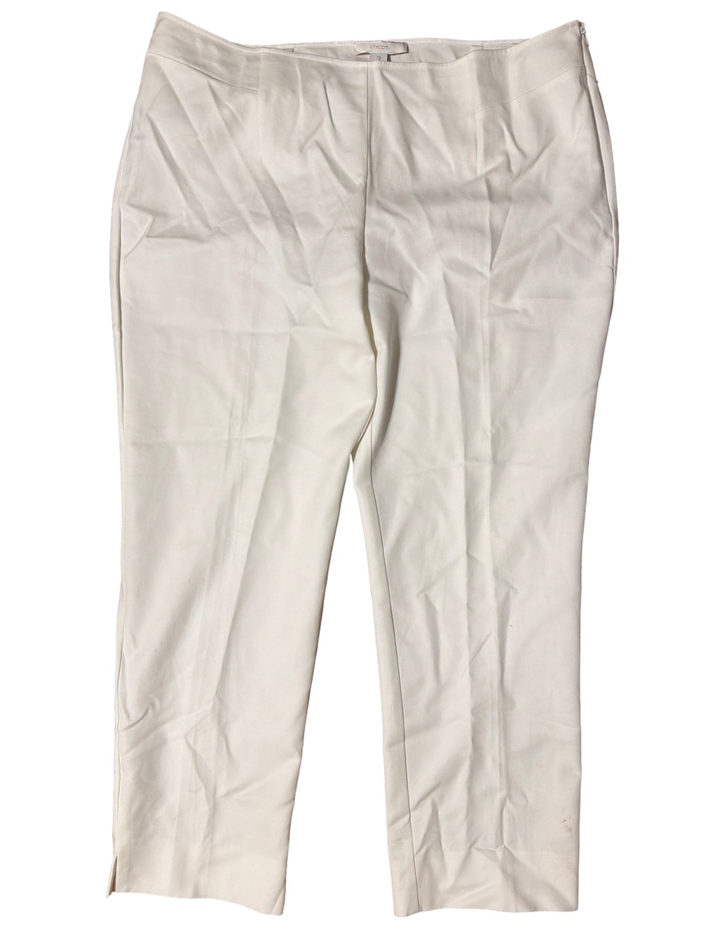 Chico's White Straight Leg Pants Size 16